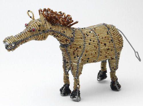 LG Beaded Wire Horse
