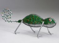 SM Beaded Wire Chameleon