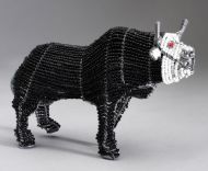 Med Beaded Wire Bull