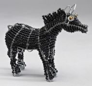 Mini Beaded Wire Horse