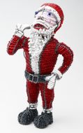 LG Beaded Wire Santa