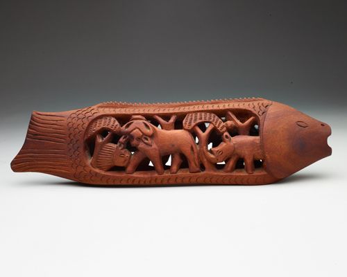 Carved Wood Fish